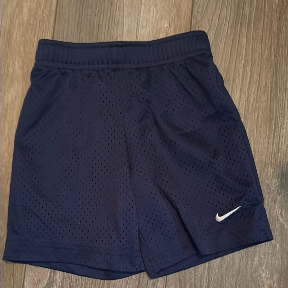 Nike Kids Dark Blue Mesh Shorts